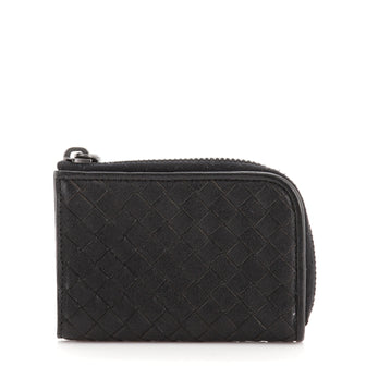 Bottega Veneta Zipped 4 Key Holder Intrecciato Nappa