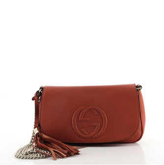 Gucci Soho Chain Crossbody Bag Leather Medium