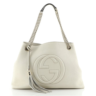 Gucci Soho Chain Strap Shoulder Bag Leather Medium