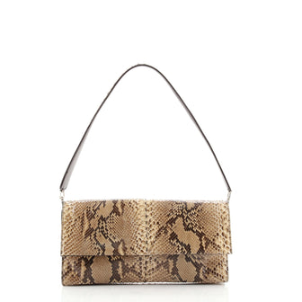 Prada Flap Shoulder Bag Snakeskin Small