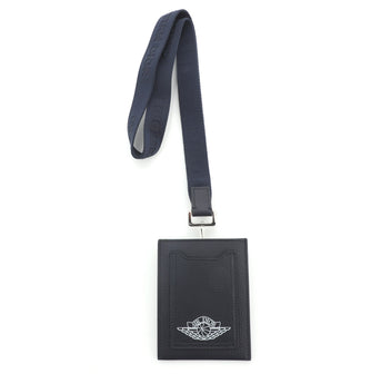 Christian Dior Air Jordan Lanyard ID Card Holder Leather