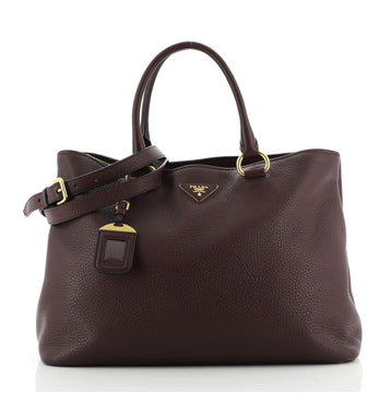 Prada Convertible Shopping Tote Vitello Daino Large