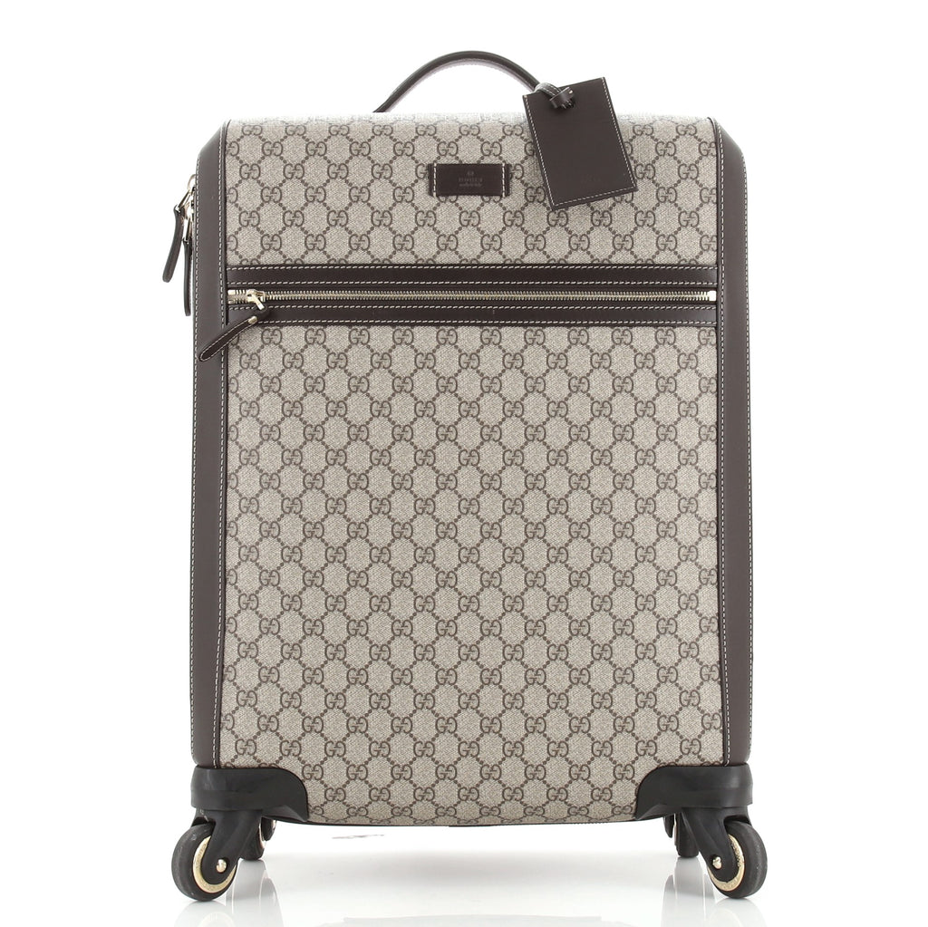 GUCCI キャリーオンバッグ Gucci Carry On Rolling Luggage GG Coated Canvas Medium 73132