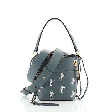 Chloe Roy Bucket Bag Embroidered Leather Mini