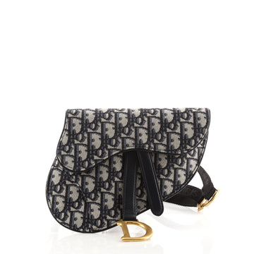 Christian Dior Saddle Belt Bag Oblique Canvas