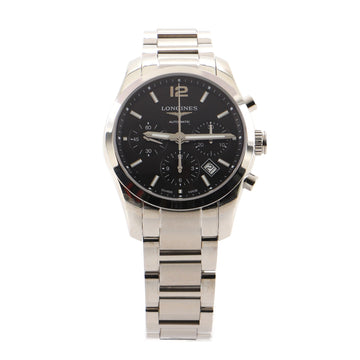 Longines Conquest Classic Chronograph Automatic Watch Stainless Steel 41