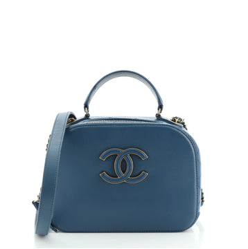 Chanel Coco Curve Vanity Case Calfskin and Quilted Goatskin Small