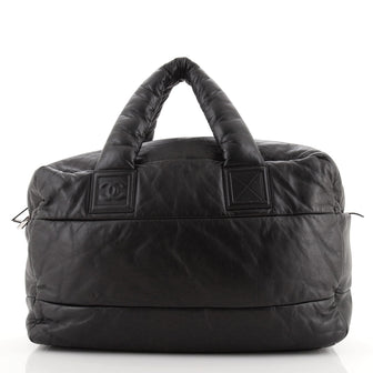 Chanel Coco Cocoon Bowling Bag Quilted Lambskin Large