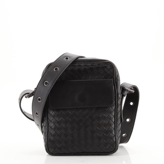 Bottega Veneta Front Pocket Messenger Bag Intrecciato Nappa Small