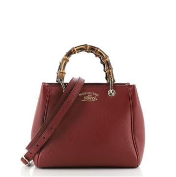 Gucci Bamboo Shopper Tote Leather Mini