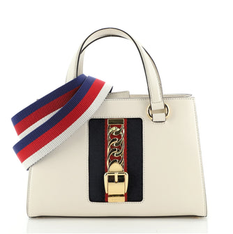 Gucci Sylvie Top Handle Tote Leather Medium