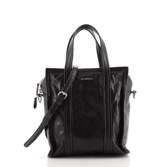 Balenciaga Bazar Convertible Tote Leather XS