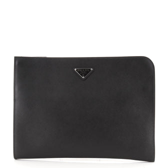 Prada Zip Around Portfolio Leather Small