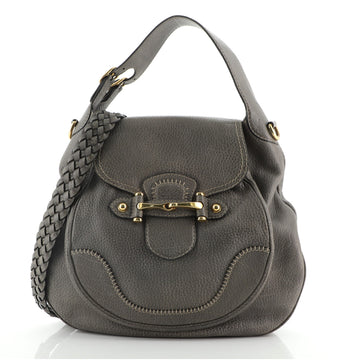 Gucci New Pelham Shoulder Bag Leather Large