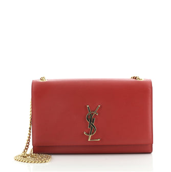 Saint Laurent Classic Monogram Crossbody Bag Grainy Leather Medium