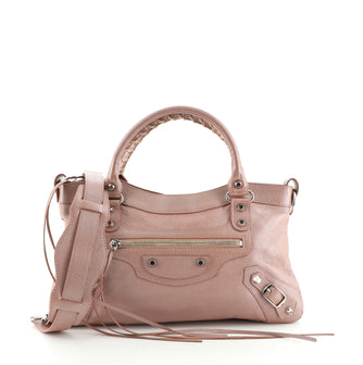 Balenciaga First Classic Studs Bag Leather