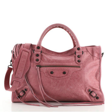 Balenciaga City Classic Studs Bag Leather Medium