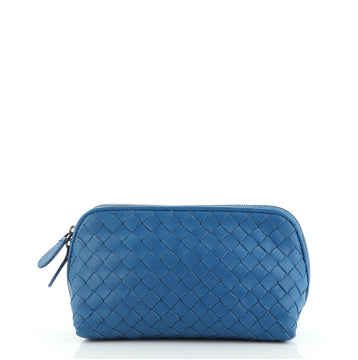 Bottega Veneta Zip Cosmetic Pouch Intrecciato Nappa Mini