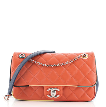 Chanel Cuba Color Flap Bag Quilted Lambskin Medium