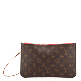 Louis Vuitton Neverfull Pochette Monogram Canvas Large