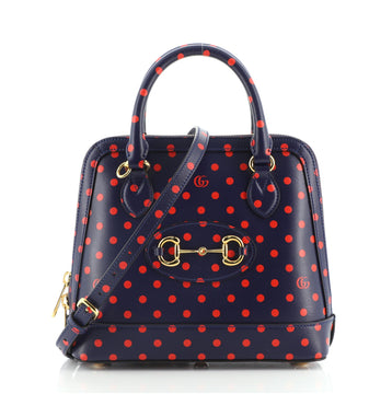 Gucci 1955 Horsebit Top Handle Bag Printed Leather Mini