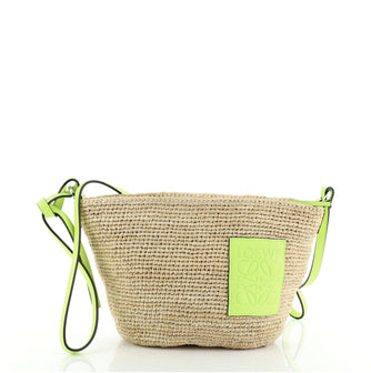 Loewe Pochette Woven Raffia