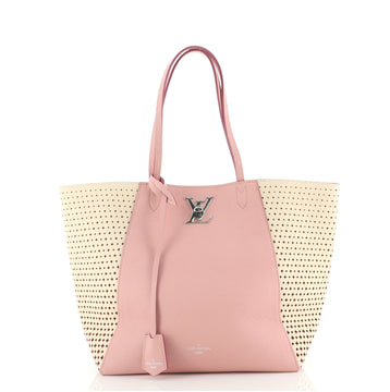 Louis Vuitton Lockme Cabas Perforated Leather