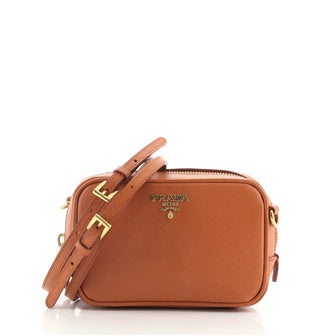 Prada Camera Shoulder Bag Saffiano Leather Small