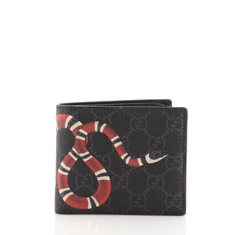 Gucci Bi-Fold Wallet Printed GG Coated Canvas