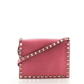 Valentino Rockstud Flap Crossbody Bag Leather Small