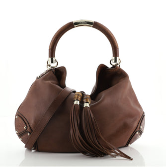 Gucci Indy Hobo Leather Medium