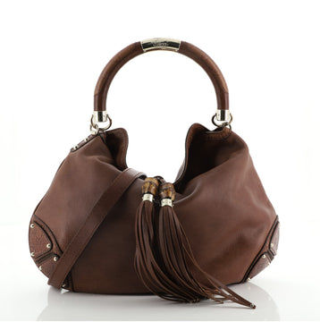 Gucci Indy Hobo Leather Medium