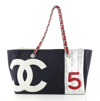 Chanel No.5 Tote Canvas and Leather Small