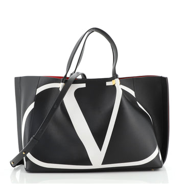 Valentino VLogo Escape Tote Leather with Inlay Medium