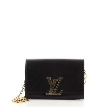 Louis Vuitton Chain Louise Clutch Leather GM
