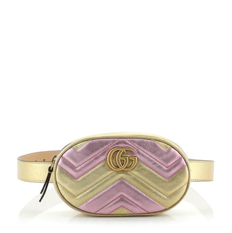 Gucci GG Marmont Belt Bag Matelasse Leather