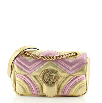 Gucci GG Marmont Flap Bag Matelasse Leather Mini