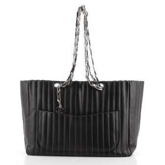 Chanel Mademoiselle Tote Vertical Quilt Lambskin
