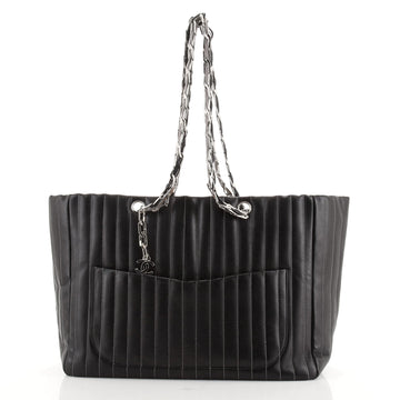 Chanel Mademoiselle Tote Vertical Quilt Lambskin