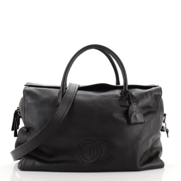 Chanel Vintage Timeless Convertible Duffle Leather Large