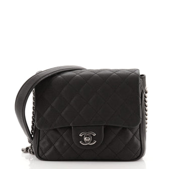 Chanel Rock in Rome Flap Bag Quilted Caviar Small