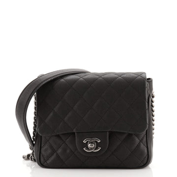 Chanel Rock in Rome Flap Bag Quilted Caviar Small