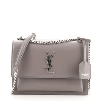 Saint Laurent Sunset Crossbody Bag Leather Medium