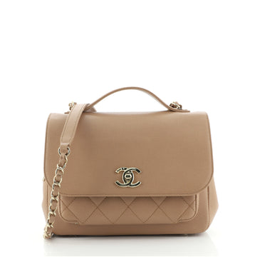 Chanel Business Affinity Flap Bag Quilted Caviar Small