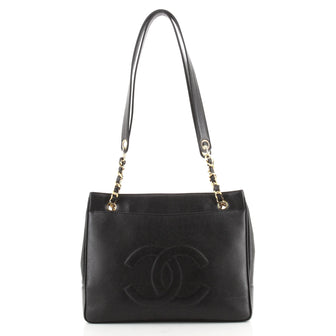 Chanel Vintage Timeless Chain Shoulder Bag Caviar Medium