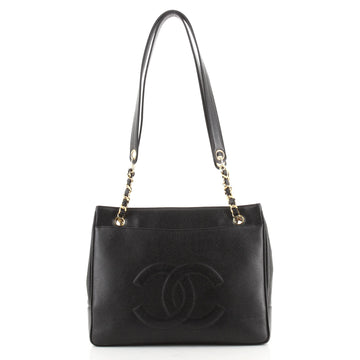 Chanel Vintage Timeless Chain Shoulder Bag Caviar Medium