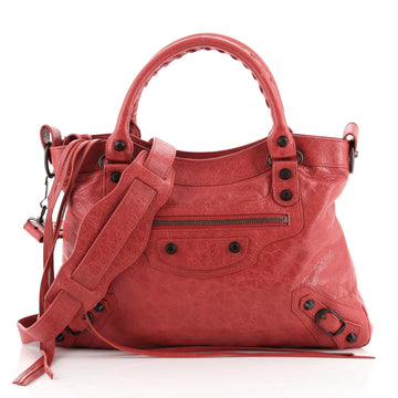 Balenciaga Town Classic Studs Bag Leather