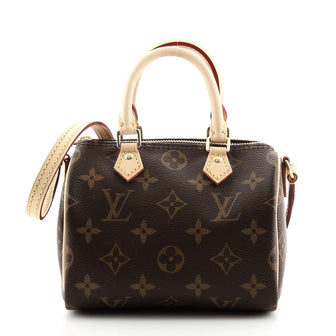 Louis Vuitton Speedy Bandouliere Bag Monogram Canvas Nano