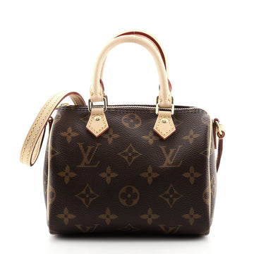 Louis Vuitton Speedy Bandouliere Bag Monogram Canvas Nano