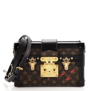 Louis Vuitton Petite Malle Handbag Monogram Canvas